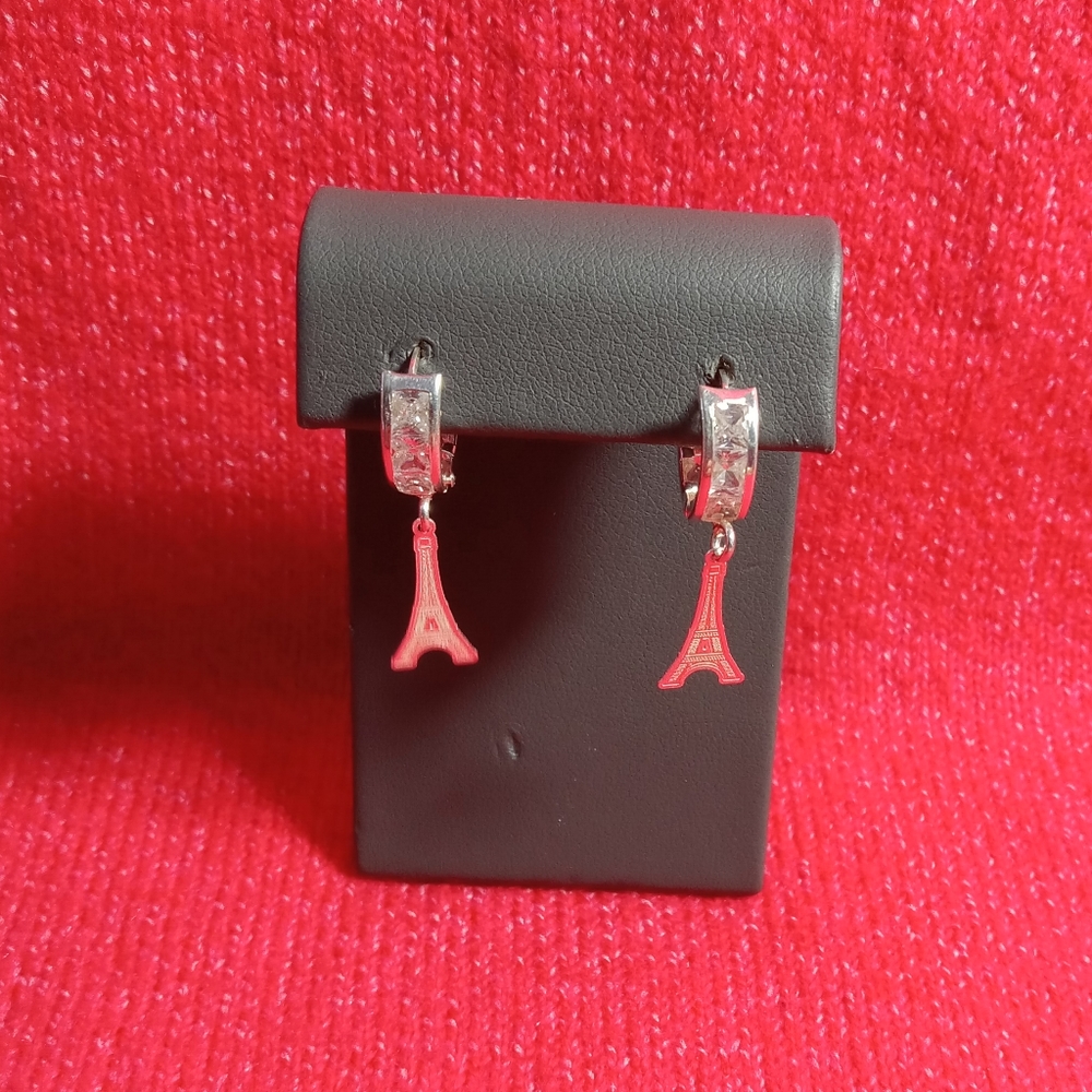 925 Sterling Silver‎  Cubic Huggie Hoop Small Earrings Men Women